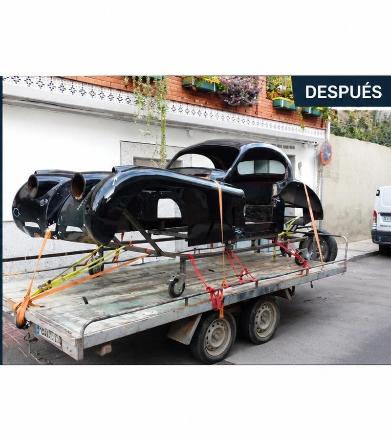 Carrocería clásica después del tratamiento