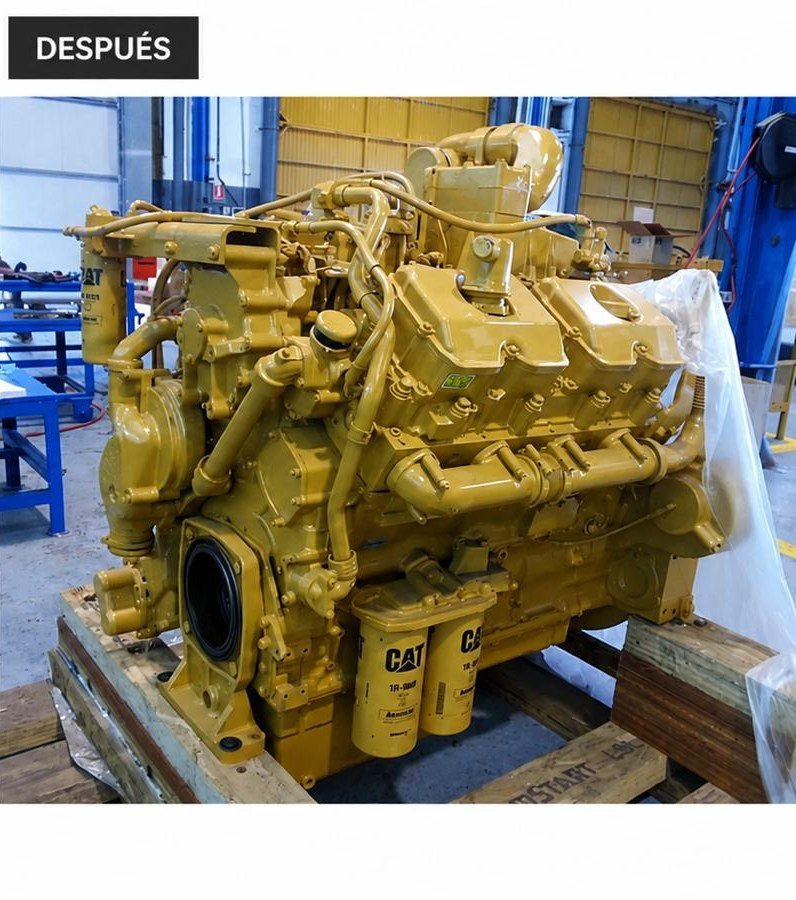 Motor industrial después del tratamiento